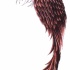 White-and-brown eagle part tattoo design