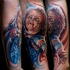 Tatuaje en el brazo, chucky de la película de terror