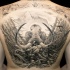 eccezionale mammut grande tatuaggio sulla schiena