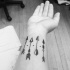 bellissime frecce diverse tatuaggio idea disegno su braccio