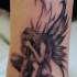 bellissima fata triste tatuaggio