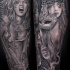 bellissima giovane ragazza vampira da Victoria Frances  tatuaggio