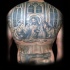 grande realistico cena di Signore dipinto tatuaggio pieno di schiena
