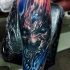 Tatuaje en el antebrazo, monstruo tremendo