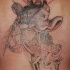Tatuaje en la espalda,
 general guan gu de la antigua china