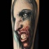 colorato orribile vampiro tatuaggio