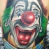 colorato divertente pagliaccio allegro tatuaggio