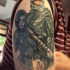 Tatuaje en el brazo, personajes de videojuegos