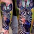 bel colore  zebra avambraccio tatuaggio
