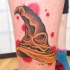 Tatuaje en el tobillo, sombrero seleccionador precioso 
de Harry Potter