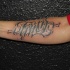Tatuaje en el antebrazo, inscripción increíble, letra estilizada