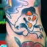fresco divertente fantasma tatuaggio su braccio
