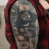 Tatuaje en el brazo,
Darth Vader y stormtroopers increíbles volumétricos