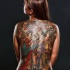 Tatuaggio impressionante sulla schiena la schiena giapponese