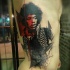 Tatuaje en el costado,  Jimi Hendrix guitarrista famoso estupendo