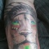 Tatuaggio sul braccio  il leone indio