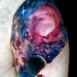 piccolo colori vivaci bellissimo spazio tatuaggio su spalla