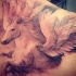 Tatuaje de pegaso gracioso en el hombro