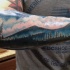 mangnifico dipinto colorato montagna tatuaggio su braccio
