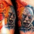 Tatuaje  de personaje de película señor de los Anillos bien dibujado