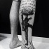Tatuaje en la pierna, fusil de francotirador con casco de soldado