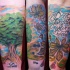 Tatuaje en el antebrazo,
árbol precioso con hojas caídas y inscripción