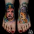 Neo marinaio tradizionale tatuaggio sui piedi da Lehel Nyest