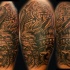 Tatuaje en el brazo,
buena idea de la cultura azteca