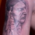 vecchio indiano tatuaggio mezza manica da festa