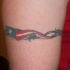 PATRIOTTICA BRACCIALE FILO SPINATO TATUAGGIO