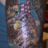 Aquila patriotica per la gente tatuaggio