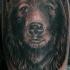 Tatuaje  de oso tranquilo hermoso