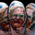 Portrait style colored shoulder tattoo of famous musician