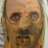 Tatuaje  de  hannibal lecter realista