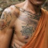 buddista sacro tatuaggio su petto