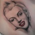Tatuaje  de Marilyn Monroe sencilla magnífica