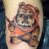 Tatuaje en la pierna, ewok pequeño divertido
