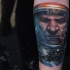 Spectacular looking colored Star Craft themed tattoo on forearm