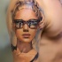 super realistico bellissima ragazza tatuaggio su braccio