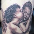 SUPER REALISTICO BIMBI CHERUBINI SI BACCIANO TATUAGGIO