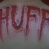 Le tatouage 3D de texte sur le dos