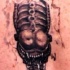 chestburster tatuaggio realistico sotto pelle