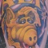 stupendo autoritratto di alf tatuaggio