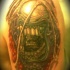 Tatuaje La segunda mandíbula del xenomorph realista