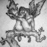 Tatuaje Beso del ángeles caídos en el árbol