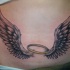 Tatuaje Anillo con las alas de ángel