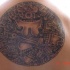 Tatuaggio in forma rotonda disegno di Aztechi