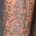 Tatuaggio sacro Azteco sciamano