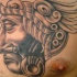 Tatuaje de un guerrero azteca.