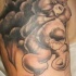 nuvoloso orso tatuaggio carino